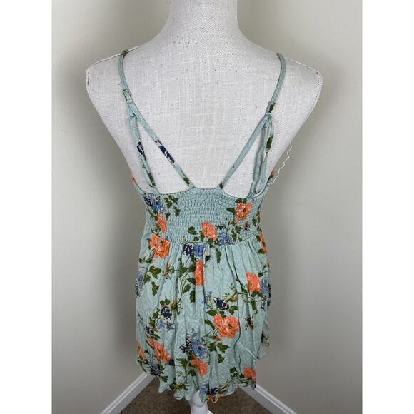 Free People Floral Mini Dress small - Picture 4 of 5